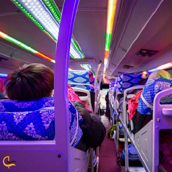 نداشتن فضای مناسب برای خواب و استراحت  سفر با اتوبوس