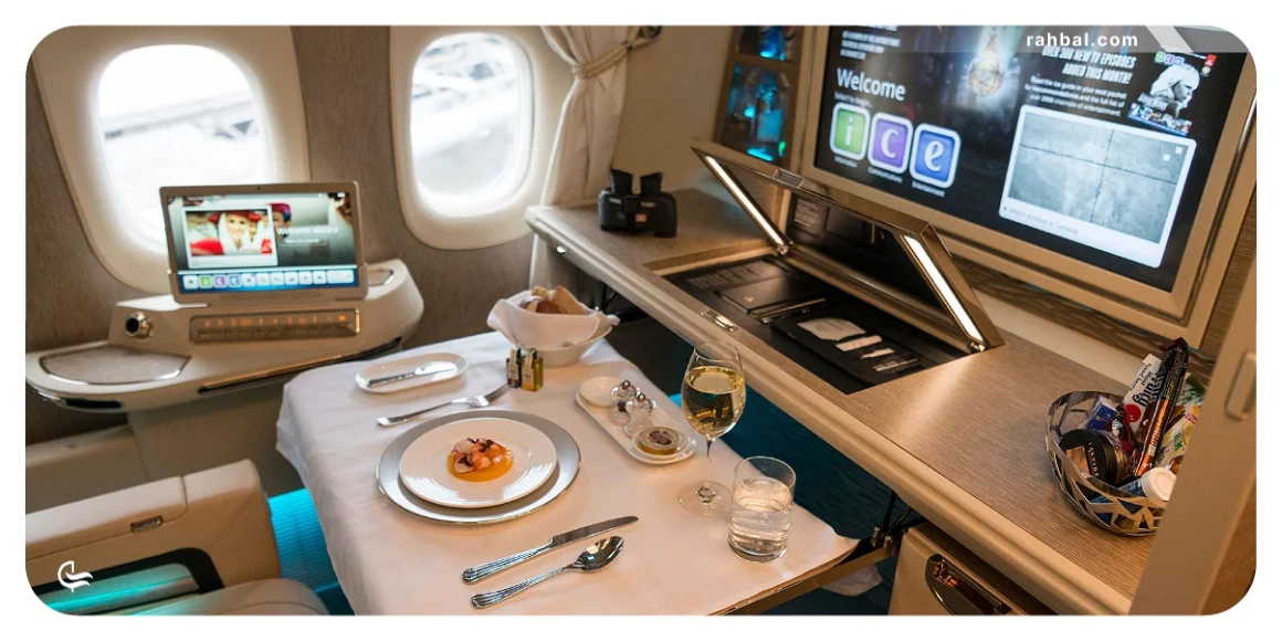 امکانات بلیط فرست کلاس