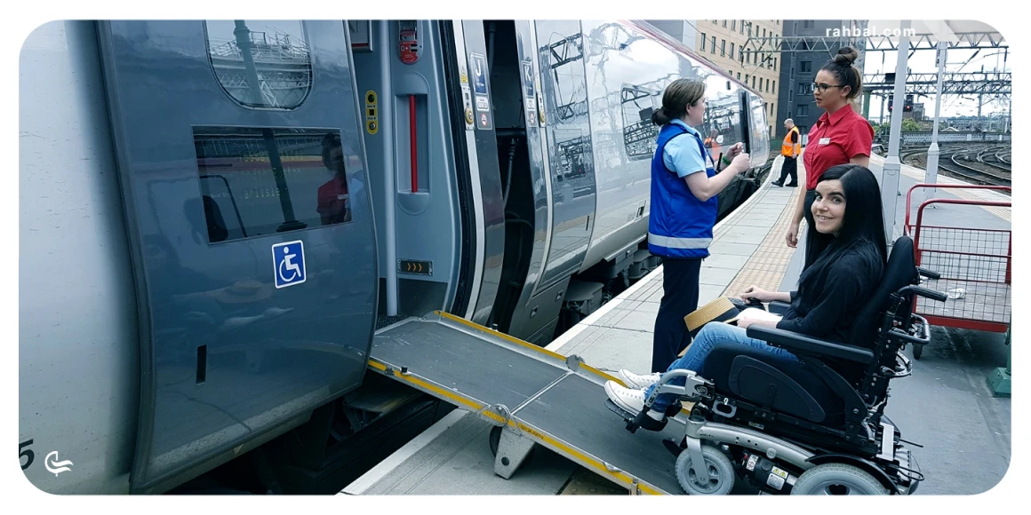 خرید بلیط قطار مخصوص معلولان