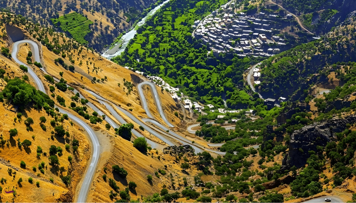 مسیر زمینی به سنندج