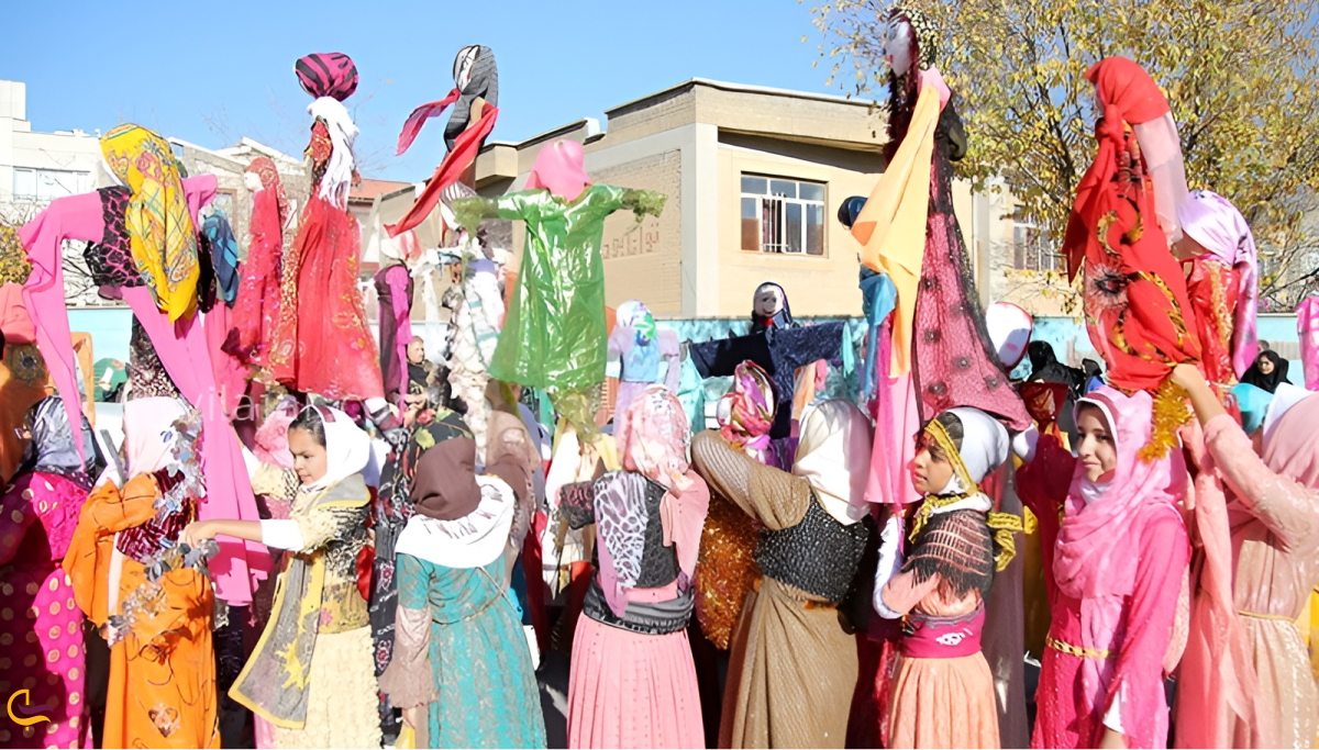 مراسم عروس باران در سنندج
