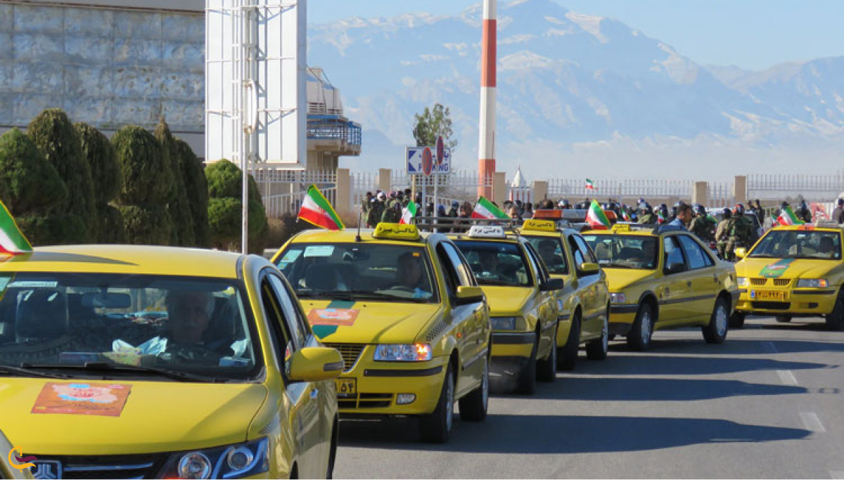رفت و آمد با تاکسی در یزد