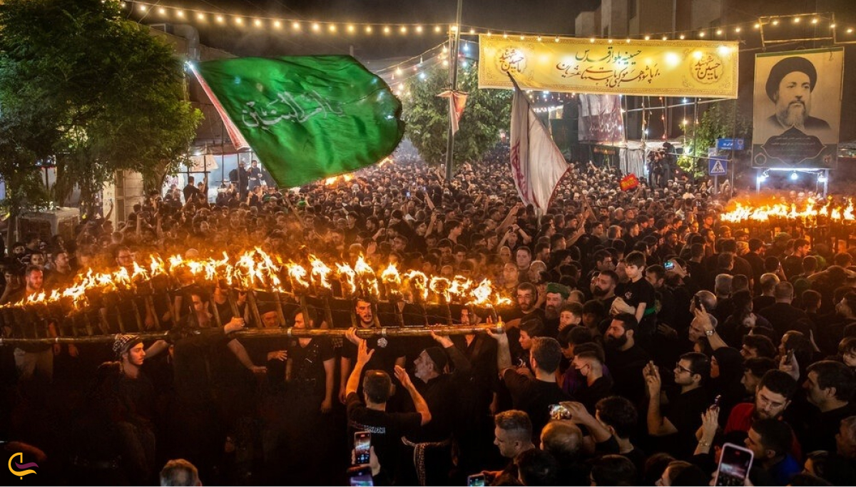 مراسم مشعل گردانی دزفول
